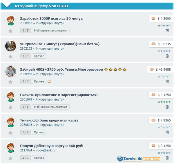 Дорогие задания на Сеоспринт (новая версия)